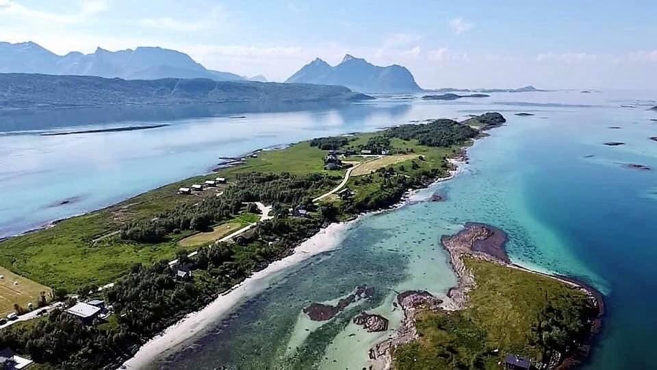 Steigen Lodge Sjohytter Engeloya Buitenkant foto